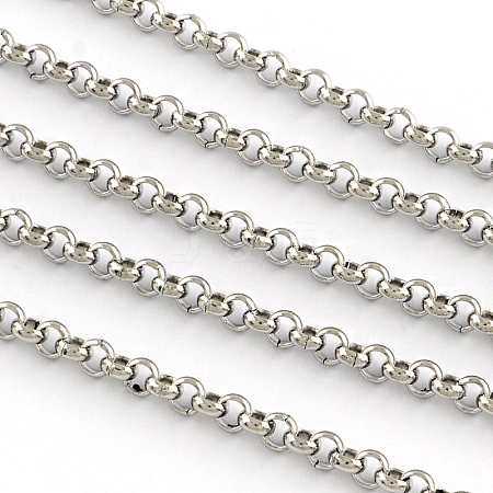 304 Stainless Steel Rolo Chains CHS-R006-2.5mm-100m-1