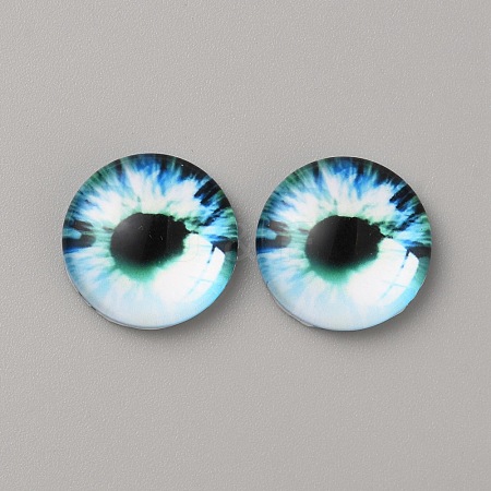 Glass Cabochons GLAA-WH0033-75E-10-1
