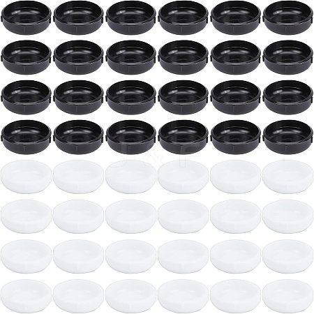 48Pcs 2 Colors PVC Furniture Sliders FIND-CA0002-32-1