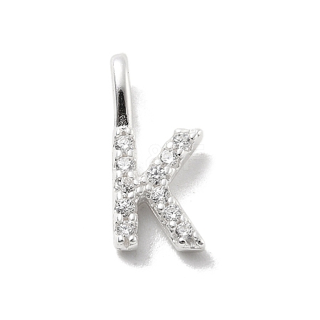 925 Sterling Silver with Cubic Zirconia Charms STER-Q004-01K-S-1