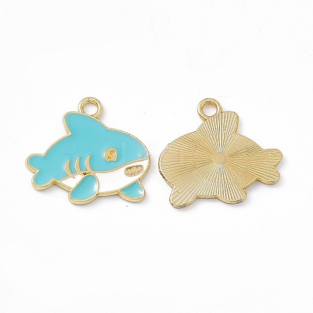 Alloy Enamel Pendants PALLOY-P287-11LG-02-1