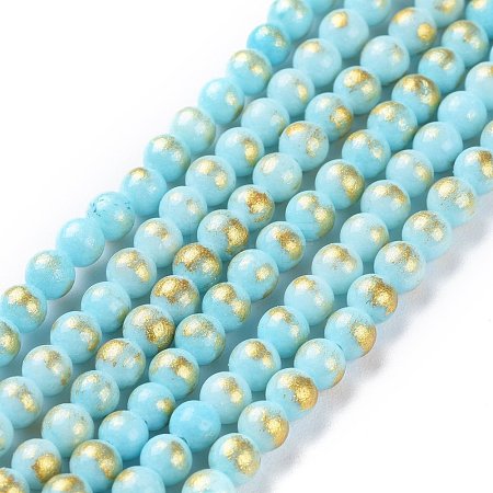 Natural Mashan Jade Beads Strands X-G-P232-01-H-4mm-1