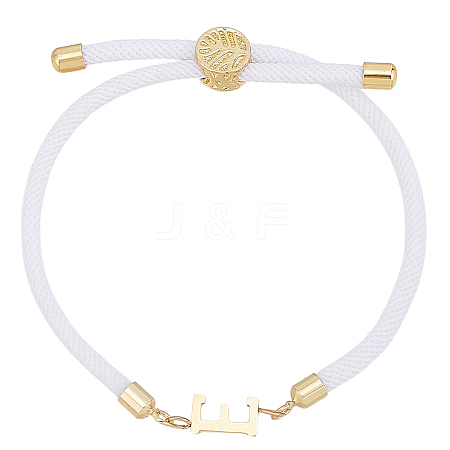 1pc Adjustable Nylon Cord Slider Bracelets for Women BJEW-LP0001-33E-G-1
