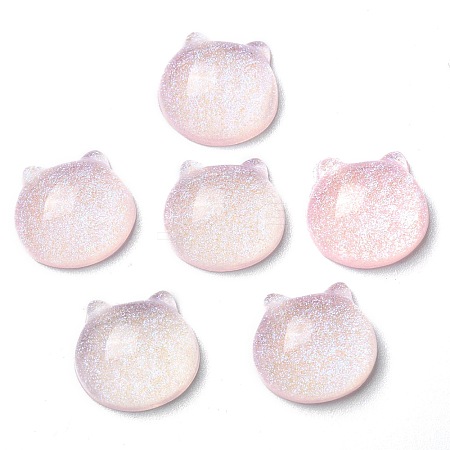 Translucent Resin Cabochons RESI-B016-02E-1