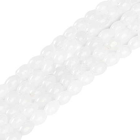 Natural White Jade Beads Strands G-K362-I04-01-1