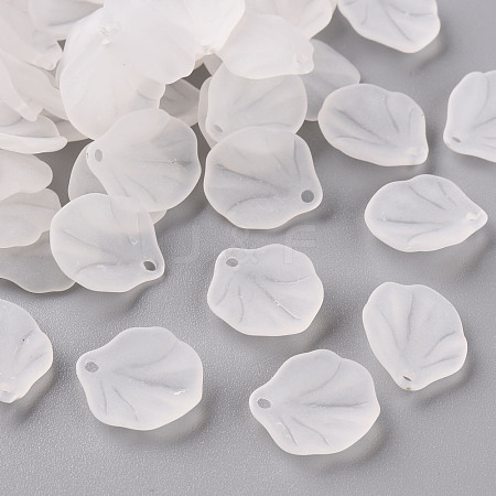 Transparent Frosted Acrylic Pendants MACR-S371-02A-701-1