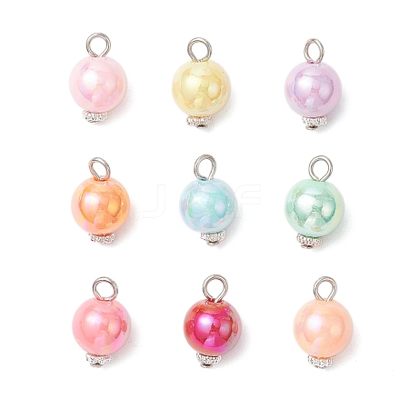 Opaque Acrylic Pendants PALLOY-JF03929-01-1