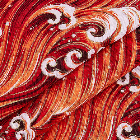 Japanese Style Cotton Fabric DIY-WH0589-004B-04-1