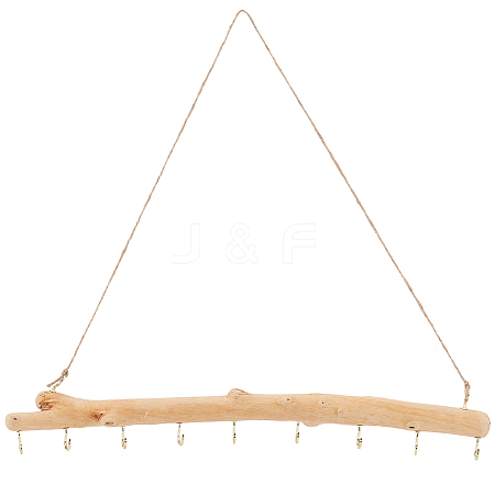 1Pc Driftwood Branch Hook Branch Hanger Rack AJEW-SP0002-31A-1