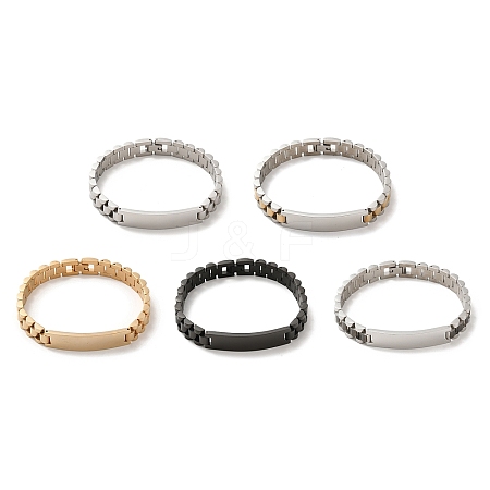 304 Stainless Steel Bracelets BJEW-I129-I-1