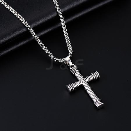 Alloy Pendant 201 Stainless Steel  Chain Necklaces for Men FS-WG0EA78-04-1