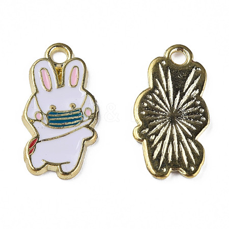 Alloy Enamel Pendants ENAM-N059-48-1