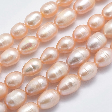 Natural Cultured Freshwater Pearl Beads Strands PEAR-F007-85A-01A-1