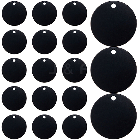 25Pcs Aluminum Pendants FIND-SP0002-55B-B-1