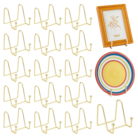 16Pcs Iron Display Easel Stands for Photo Frames ODIS-WA0001-02-1
