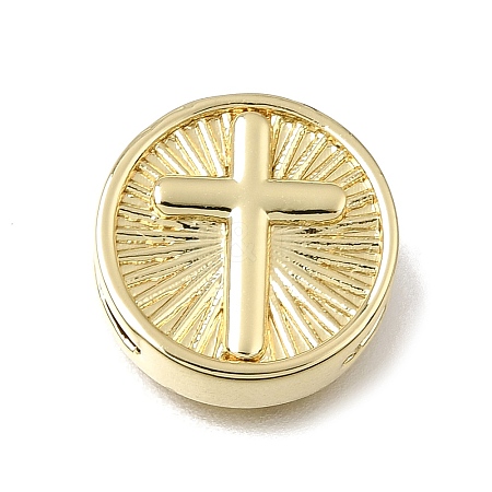 Brass Slide Charms KK-CBAEEA8-08B-G-1