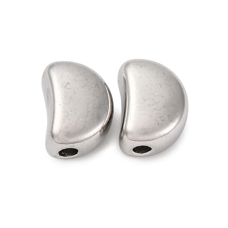 304 Stainless Steel Beads STAS-C128-02B-P-1