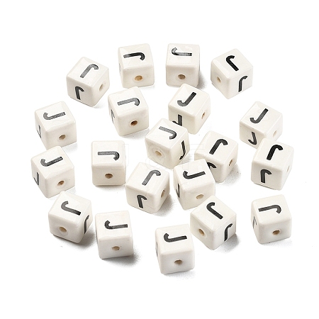 20Pcs Porcelain Beads PORC-FS0001-08J-1