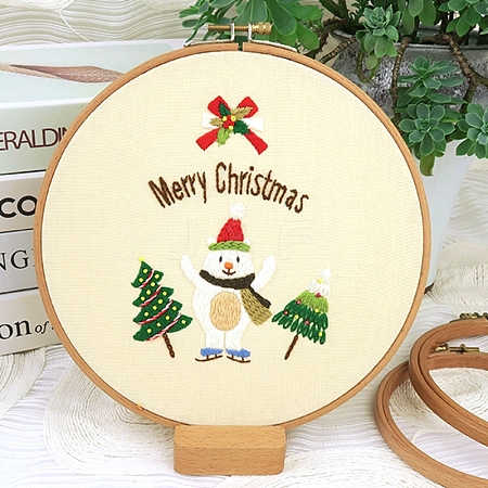 Christmas Theme Embroidery Kits PW-WGF5B78-03-1