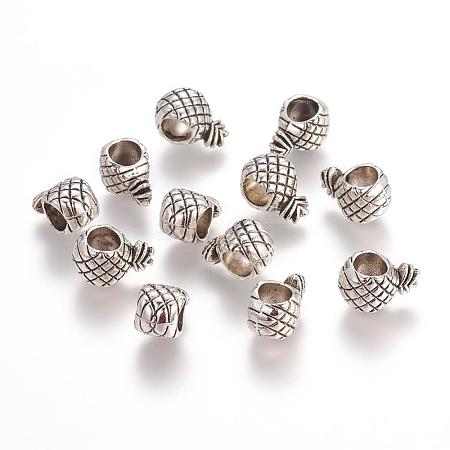 Tibetan Style European Beads MPDL-6527-AS-LF-1