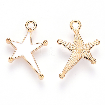 Alloy Enamel Pendants ENAM-S121-026-1