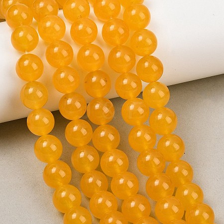 Dyed Natural White Jade Beads Strands GG-CBAD029-A11-10mm-1