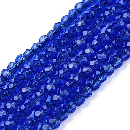 Glass Beads Strands EGLA-T021-01C-1