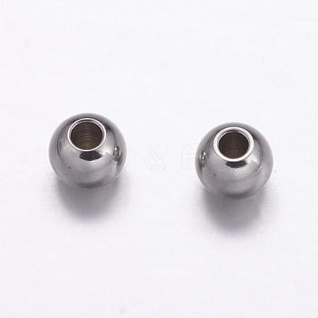 Tarnish Resistant 304 Stainless Steel Spacer Beads STAS-K146-058-C-1