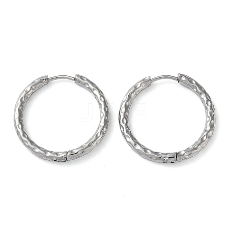 304 Stainless Steel Huggie Hoop Earrings EJEW-H111-02G-P-1