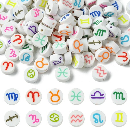 120Pcs 12 Styles Handmade Polymer Clay Beads CLAY-CJ0001-83-1