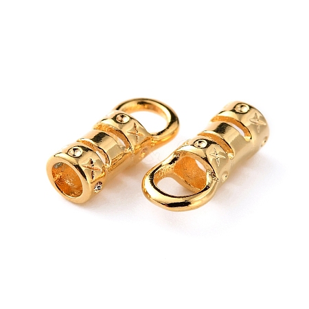 Brass Cord End LS-FIND-WH0056-88B-G-1