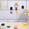 50Pcs 5 Colors Self-adhesive ABS Plastic Car Headrest Hook FIND-CP0002-52-3
