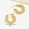 304 Stainless Steel Hoop Earrings JR3328-4