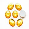 Acrylic Rhinestone Flat Back Cabochons GACR-Q011-30x40-09-1