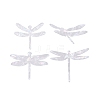 Custom Dragonfly Shape Waterproof PVC Laser Adhesive Stickers DIY-WH0256-009-2