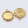 Alloy Pendant Cabochon Settings X-PALLOY-A18941-AG-LF-2