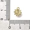 Rack Plating Brass Micro Pave Cubic Zirconia Charms KK-M014-04G-3