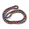 Electroplated Synthetic Non-magnetic Hematite Beads Strands G-Z032-I02-10D-2