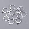 304 Stainless Steel Leverback Earring Findings STAS-K210-29S-1