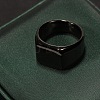 Square Stainless Steel Finger Rings WGB1DFB-26-1