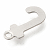 Non-Tarnish 201 Stainless Steel Charms STAS-C021-06P-J-3