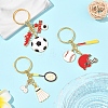 Alloy Enamel Keychain KEYC-FS00030-01-5