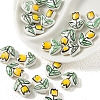 Handmade Porcelain Bright Glazed Beads PW-WGF0CC5-05-1