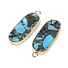 Dyed Synthetic Imperial Jasper Pendants GG-CBAA20A-05G-01-2