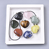 Natural Mixed Stone Pendants G-R461-27-B-2