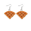 Resin Food Model Dangle Earrings PW-WGD1124-10-1