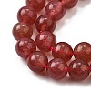 Natural Strawberry Quartz Beads Strands G-L621-B09-8mm-4