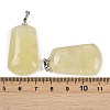Natural Lemon Quartz Pendants G-I387-01A-P-3