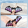 Wooden Thumb Bookmark AJEW-WH0270-398-3