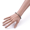 Handmade Polymer Clay Heishi Beads Stretch Bracelets BJEW-JB05300-02-4